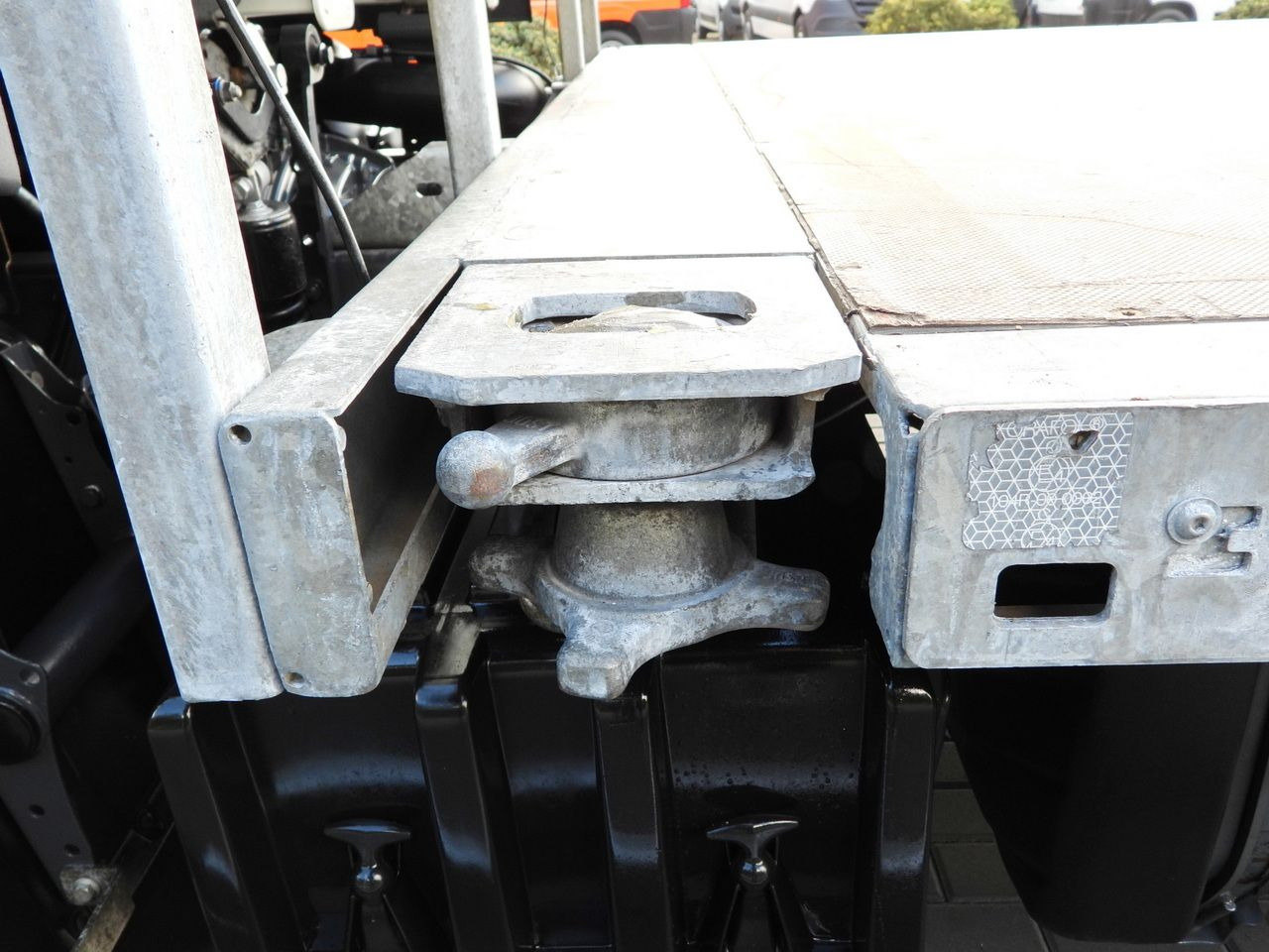 集装箱运输车/ 可拆卸车身的卡车 DAF LF 230 CONTAINER CARRIER PLATFORM + TRAILER WEBASTO CRUISE CONTROL LED LIGHTS PNEUMATICS AUTOMATIC TRANSMISSION  TWIN WHEELS AIR CONDITIONING  230HP：图19