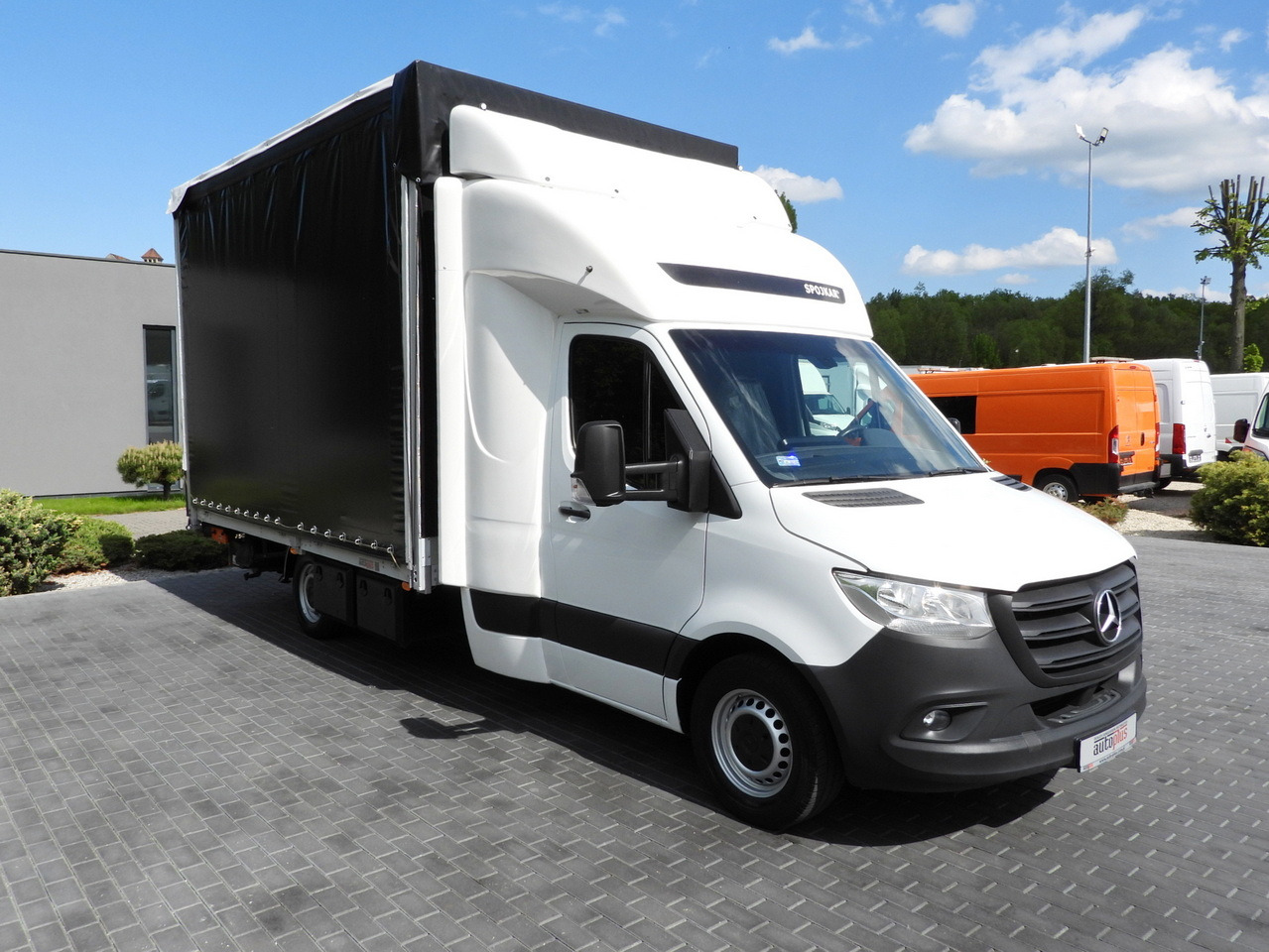 MERCEDES SPRINTER 316 TARPAULIN LIFT 10 PALLETS WEBASTO CRUISE CONTROL PNEUMATICS AIR CONDITIONING 160HP - 侧帘货车:图4 MERCEDES SPRINTER 316 TARPAULIN LIFT 10 PALLETS WEBASTO CRUISE CONTROL PNEUMATICS AIR CONDITIONING 160HP - 侧帘货车:图4