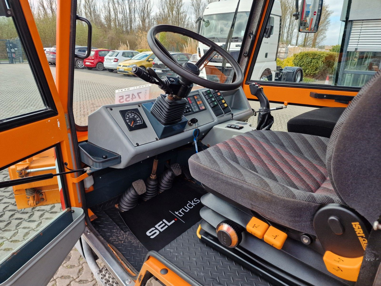 道路清扫机 BokiMobil 1151 Schneepflug：图35