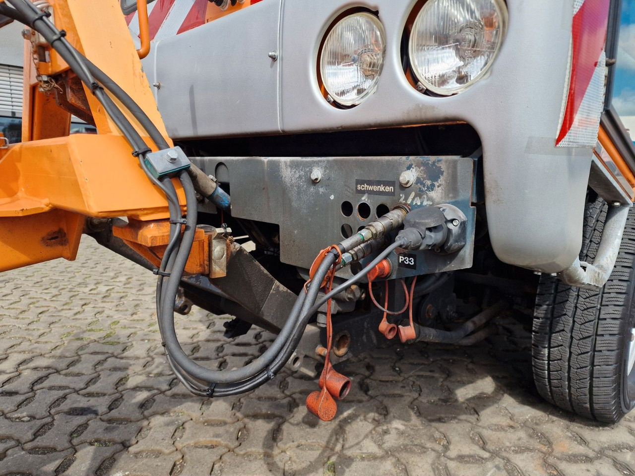 道路清扫机 BokiMobil 1151 Schneepflug：图24