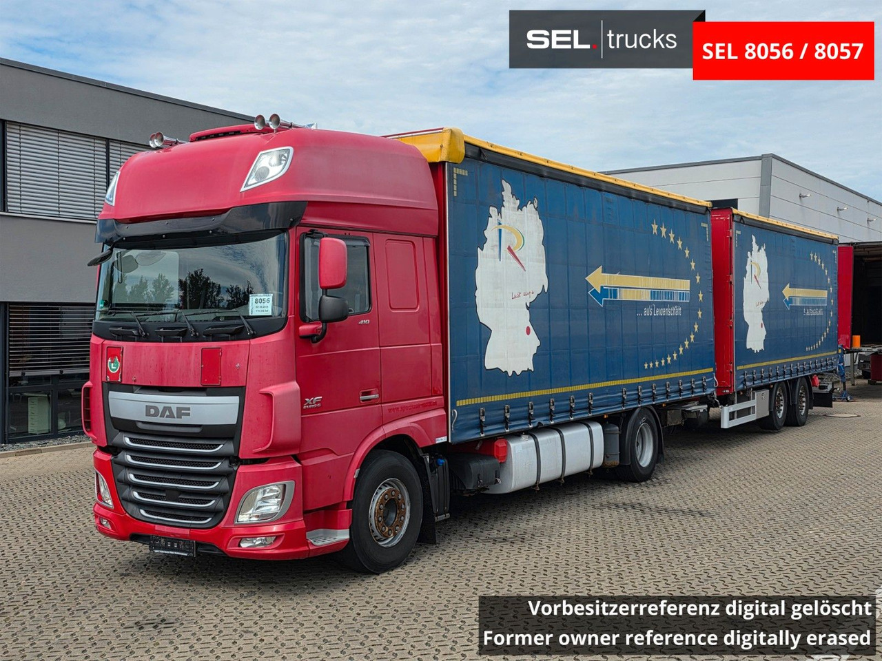 DAF XF 410 / ZF Intarder / Durchladezug - 侧帘卡车:图1 DAF XF 410 / ZF Intarder / Durchladezug - 侧帘卡车:图1