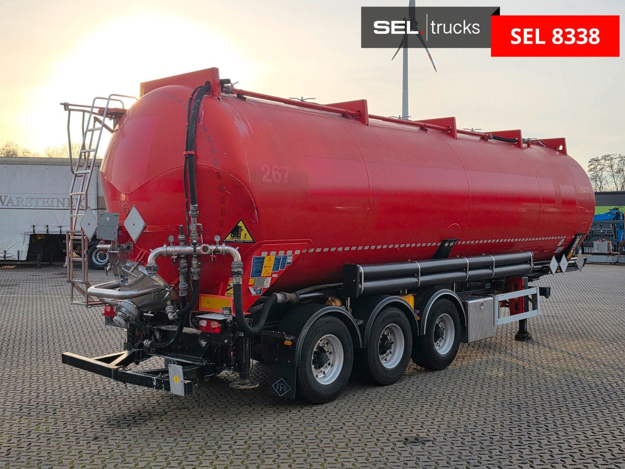 Feldbinder KIP 52/7000/A/2 / Alu-Felgen / ADR AT / 52.000 l - 筒仓拖车:图5 Feldbinder KIP 52/7000/A/2 / Alu-Felgen / ADR AT / 52.000 l - 筒仓拖车:图5