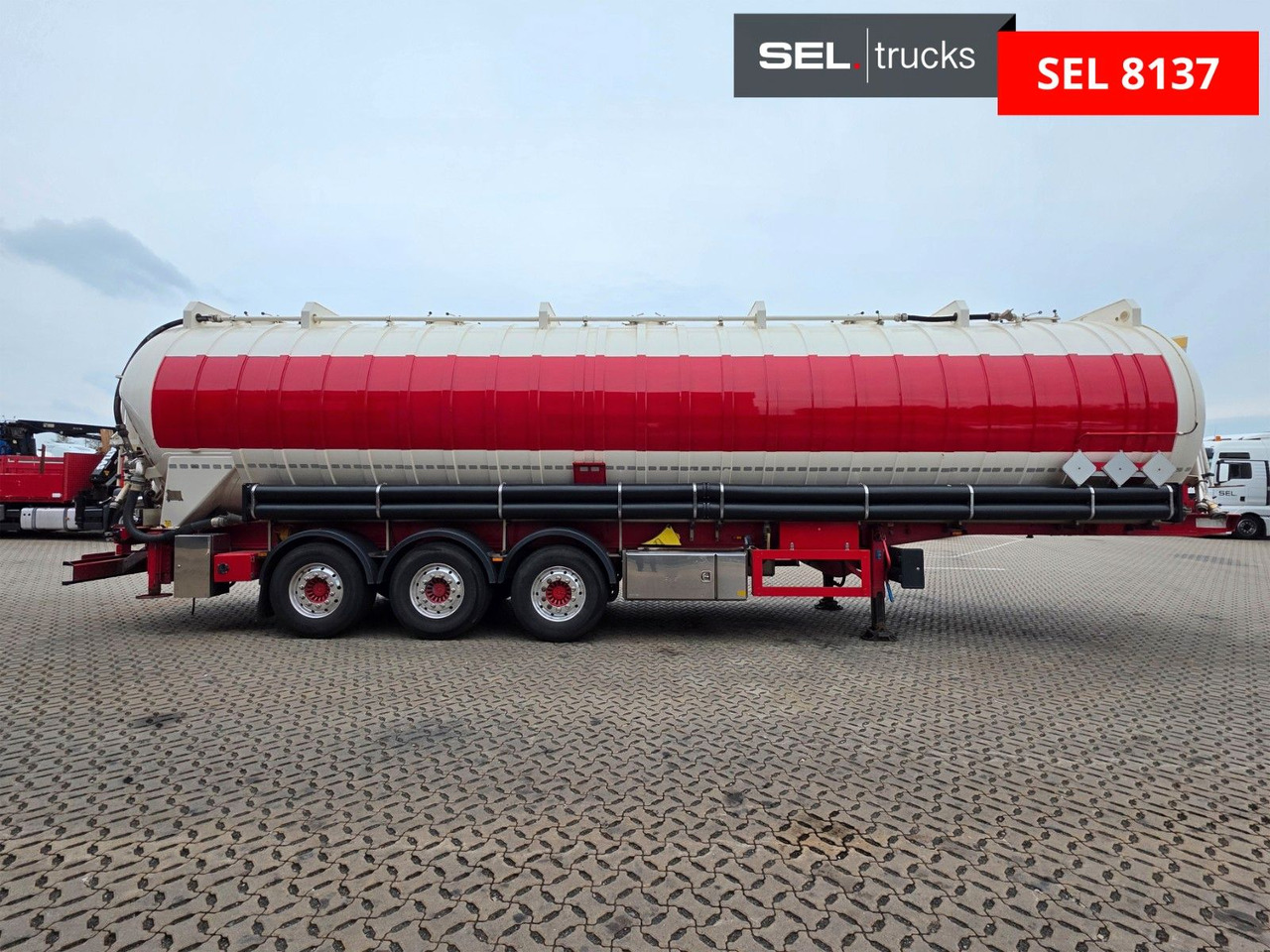 Feldbinder KIP 60.3 / Saug Druck / 60.000 l / ADR AT - 筒仓拖车:图4 Feldbinder KIP 60.3 / Saug Druck / 60.000 l / ADR AT - 筒仓拖车:图4