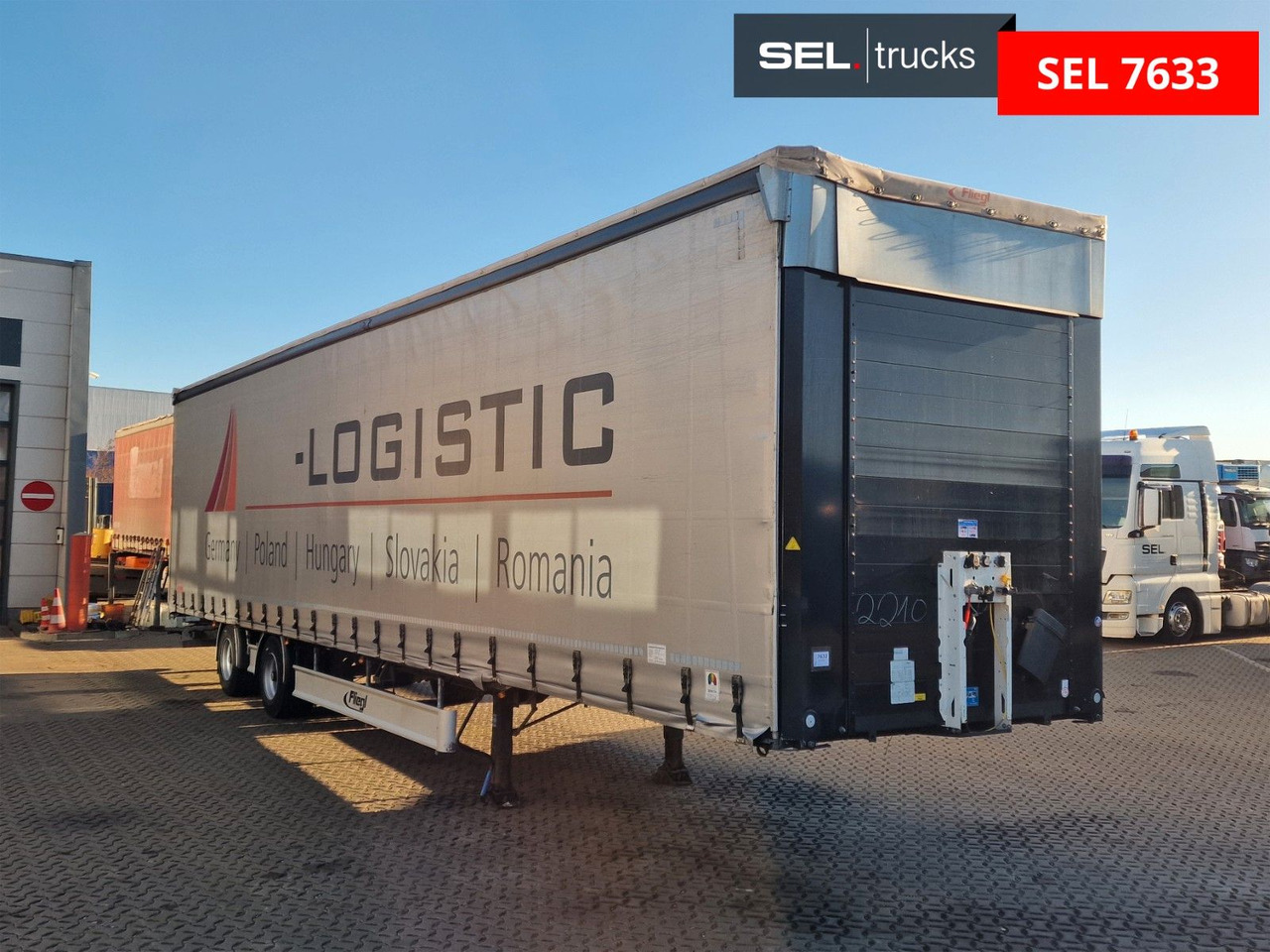 Fliegl SZS320 / Hubdach / EDSCHA / Mega - 侧帘半拖车:图3 Fliegl SZS320 / Hubdach / EDSCHA / Mega - 侧帘半拖车:图3