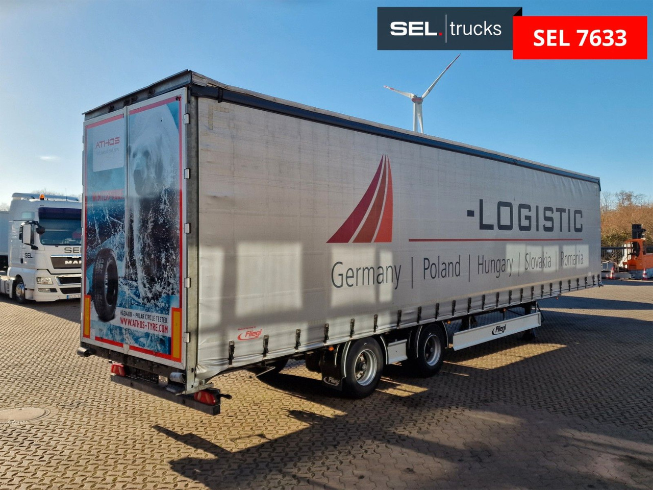 Fliegl SZS320 / Hubdach / EDSCHA / Mega - 侧帘半拖车:图5 Fliegl SZS320 / Hubdach / EDSCHA / Mega - 侧帘半拖车:图5