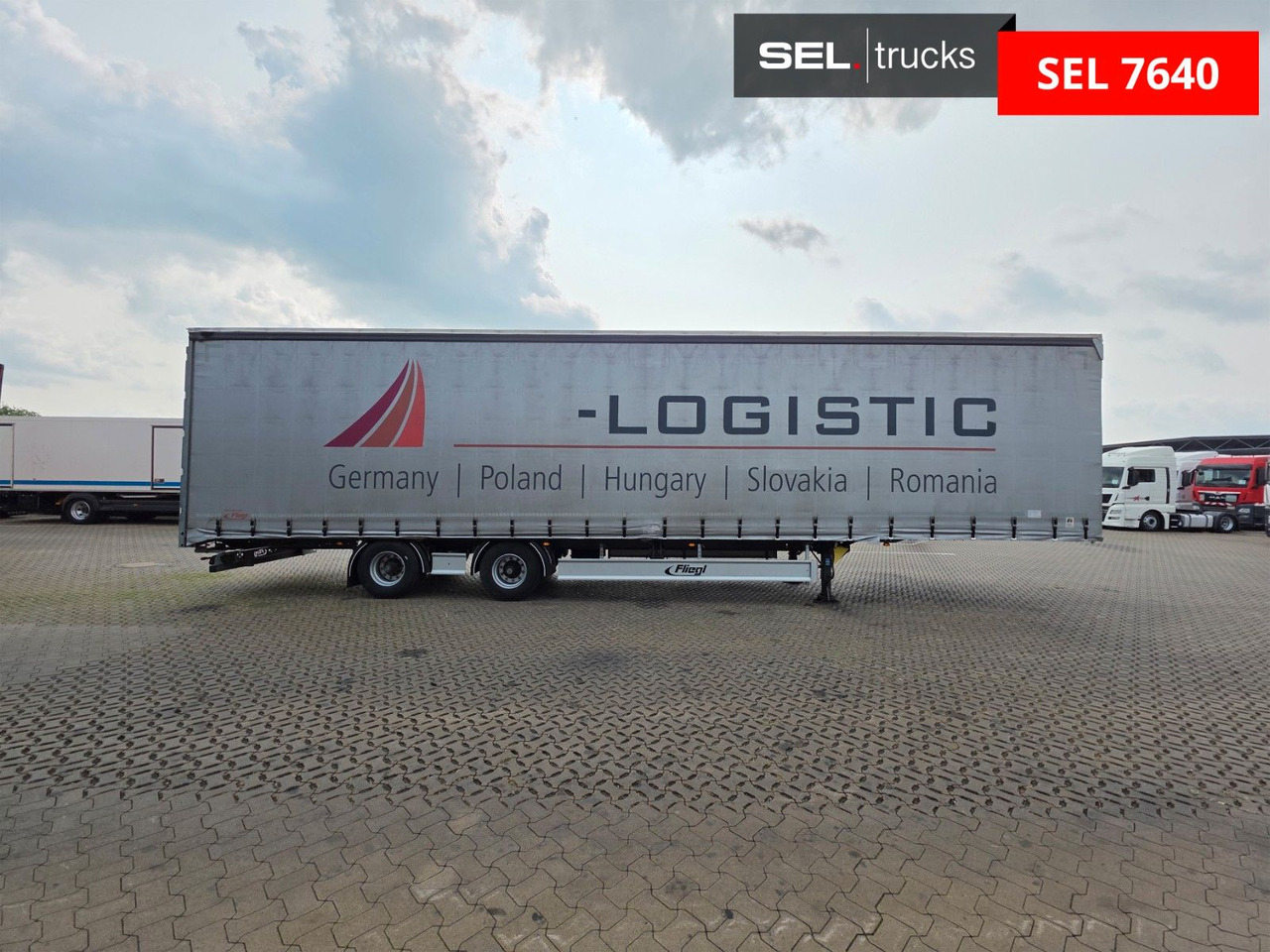 Fliegl SZS320 / Hubdach / EDSCHA / Mega - 侧帘半拖车:图4 Fliegl SZS320 / Hubdach / EDSCHA / Mega - 侧帘半拖车:图4