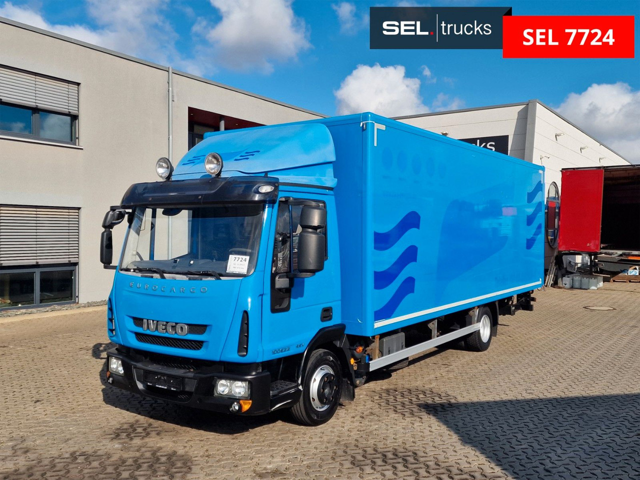 Iveco Eurocargo 100E22 / Ladebordwand / 3 Sitzen - 厢式卡车:图1 Iveco Eurocargo 100E22 / Ladebordwand / 3 Sitzen - 厢式卡车:图1