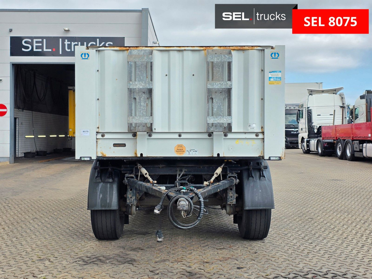 Krone AZ / Baustoff / 40 mm - 栏板式/ 平板拖车:图2 Krone AZ / Baustoff / 40 mm - 栏板式/ 平板拖车:图2