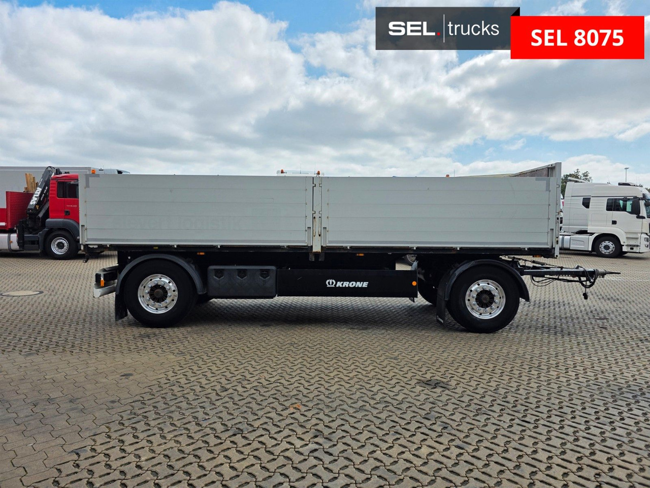 Krone AZ / Baustoff / 40 mm - 栏板式/ 平板拖车:图3 Krone AZ / Baustoff / 40 mm - 栏板式/ 平板拖车:图3