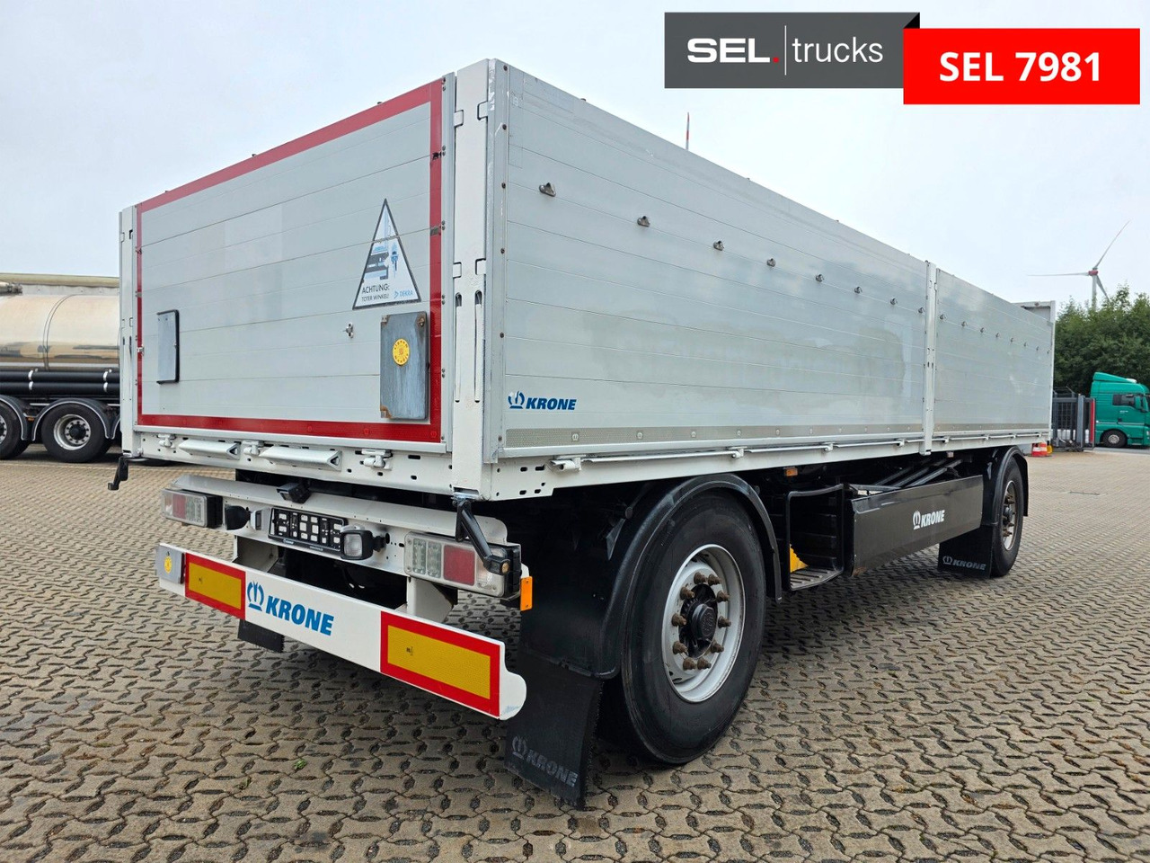 Krone AZ / Baustoff - 栏板式/ 平板拖车:图5 Krone AZ / Baustoff - 栏板式/ 平板拖车:图5