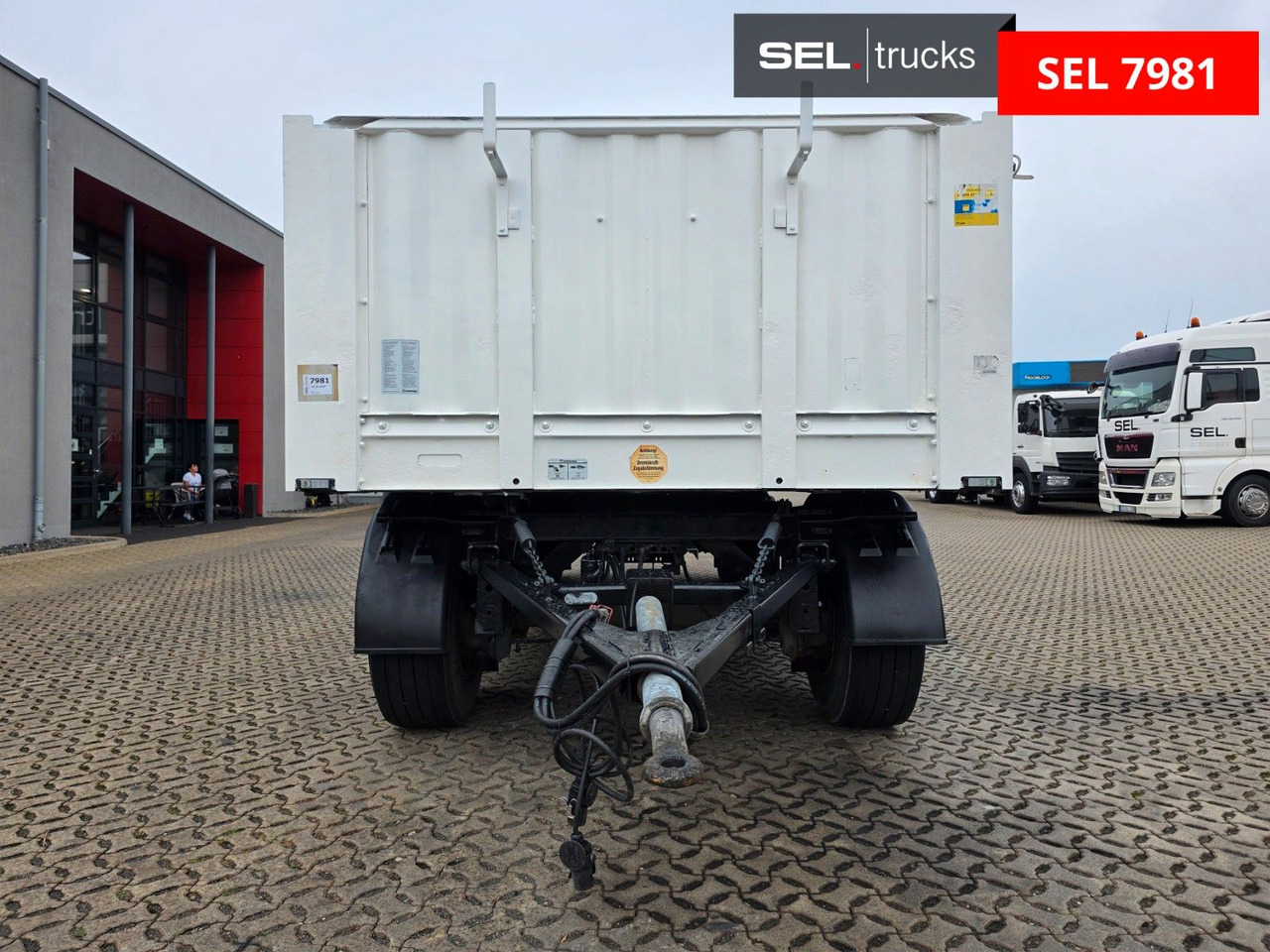 Krone AZ / Baustoff - 栏板式/ 平板拖车:图2 Krone AZ / Baustoff - 栏板式/ 平板拖车:图2