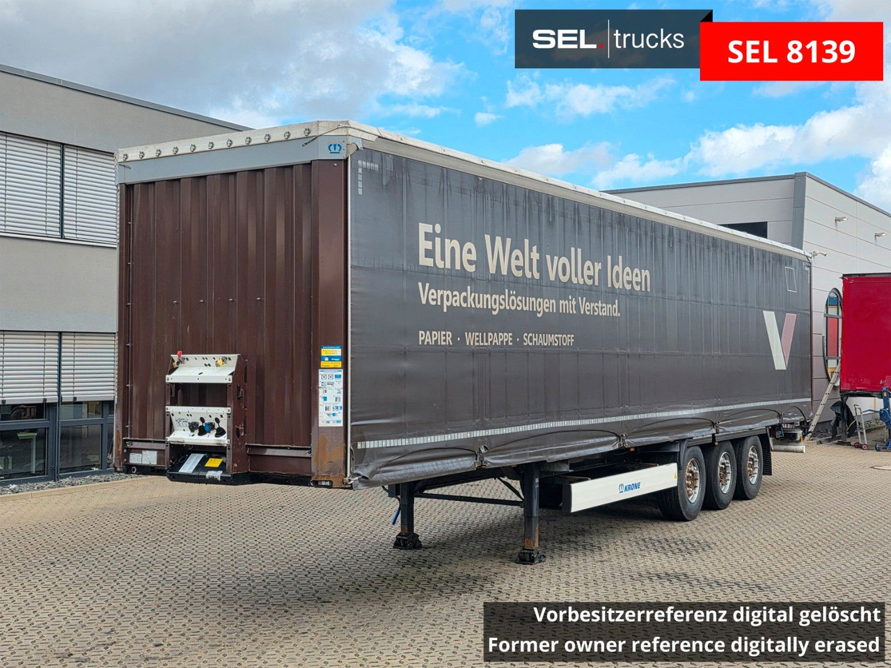 Krone SD / 2 Liftachsen - 侧帘半拖车:图1 Krone SD / 2 Liftachsen - 侧帘半拖车:图1