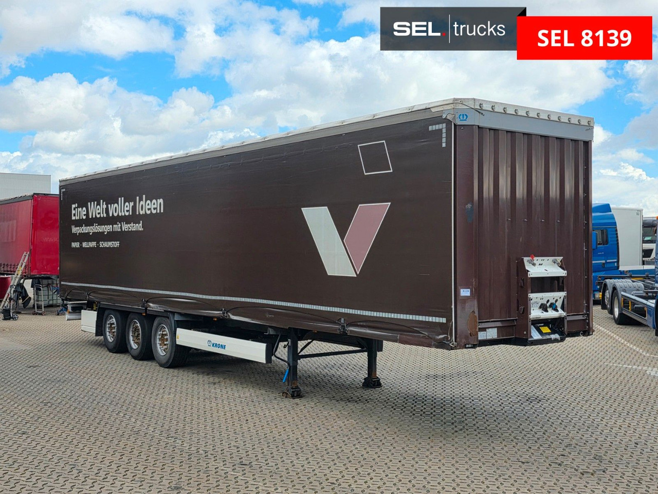 Krone SD / 2 Liftachsen - 侧帘半拖车:图5 Krone SD / 2 Liftachsen - 侧帘半拖车:图5