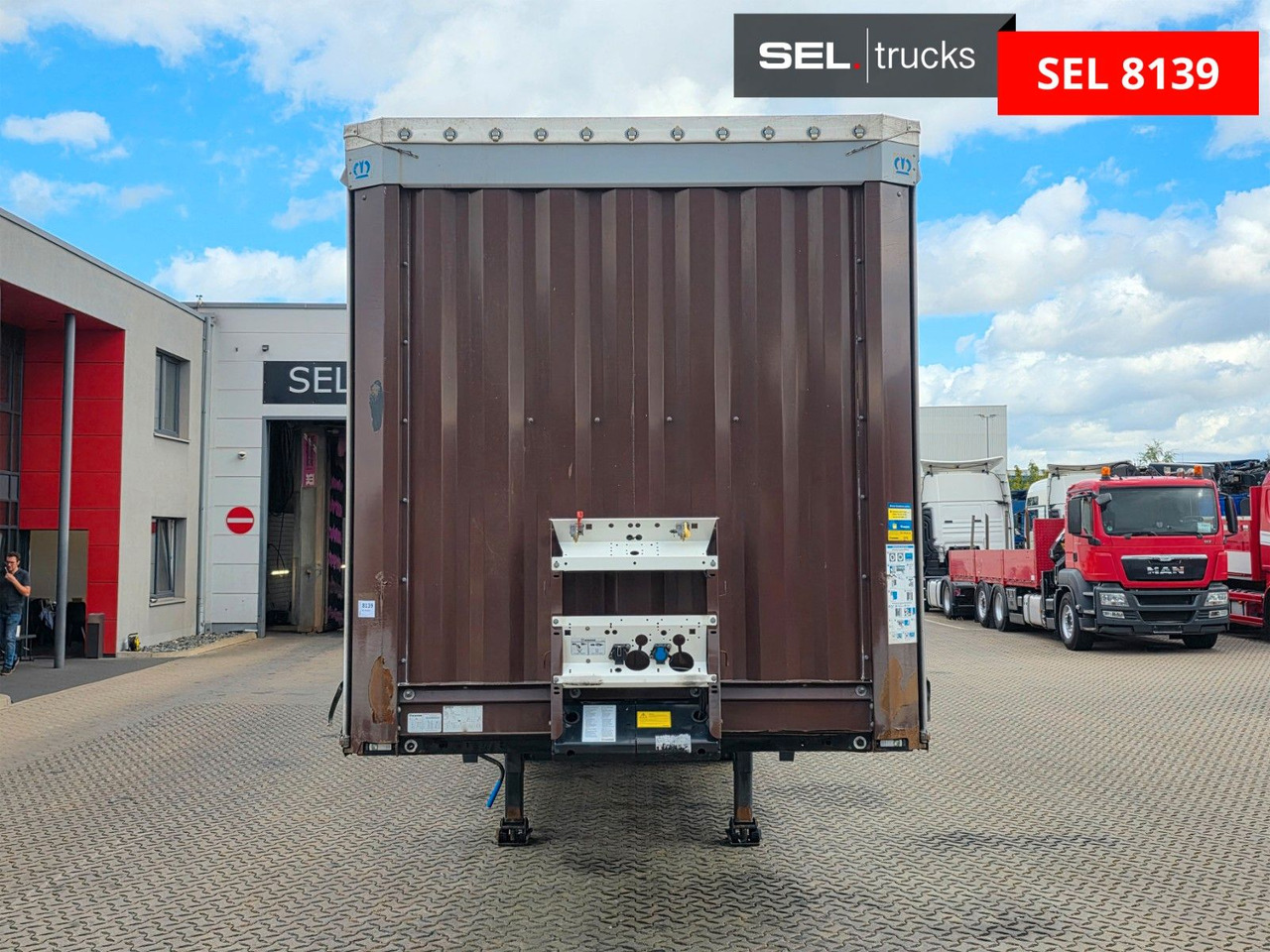 Krone SD / 2 Liftachsen - 侧帘半拖车:图3 Krone SD / 2 Liftachsen - 侧帘半拖车:图3