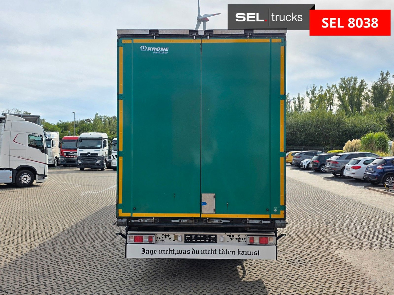 侧帘半拖车 Krone SD / Palettenkasten / Liftachse:图6 侧帘半拖车 Krone SD / Palettenkasten / Liftachse:图6