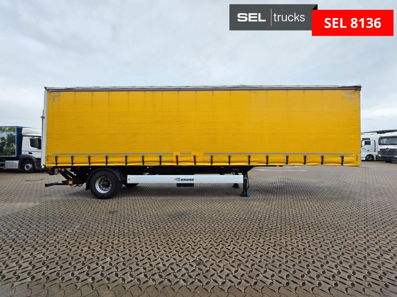 Krone SE / Ladebordwand/ Lenkachse - 侧帘半拖车:图5 Krone SE / Ladebordwand/ Lenkachse - 侧帘半拖车:图5