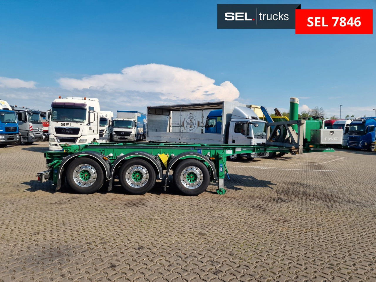 Lag 0-3-CC / Alu-Felgen / Kipper / Liftachse - 集装箱运输车/ 可拆卸车身的半拖车:图4 Lag 0-3-CC / Alu-Felgen / Kipper / Liftachse - 集装箱运输车/ 可拆卸车身的半拖车:图4