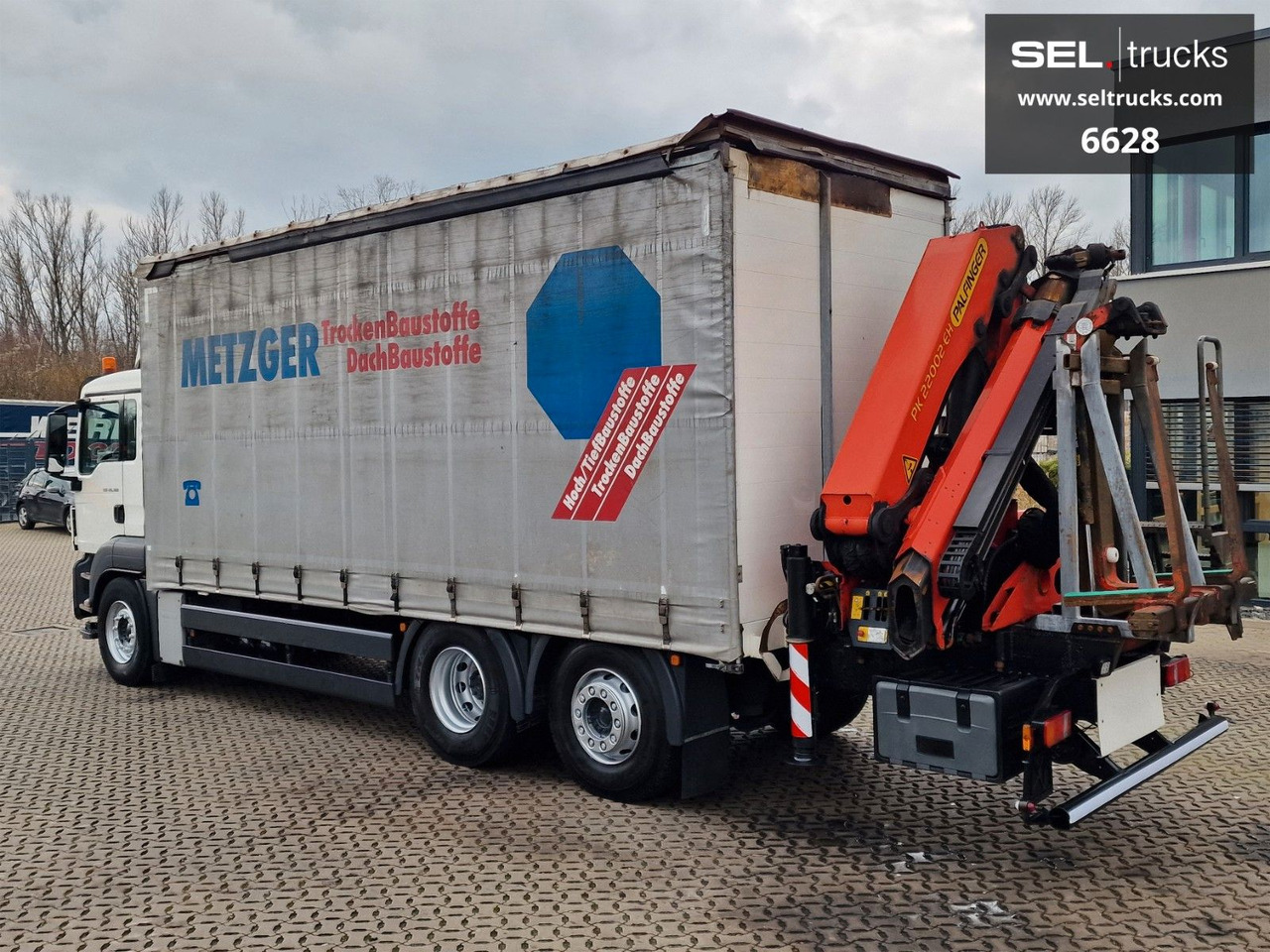 MAN TGS 26.360 / Palfinger PK 22002EH / Lenkachse MAN TGS 26.360 / Palfinger PK 22002EH / Lenkachse - 起重车, 侧帘卡车:图2 MAN TGS 26.360 / Palfinger PK 22002EH / Lenkachse MAN TGS 26.360 / Palfinger PK 22002EH / Lenkachse - 起重车, 侧帘卡车:图2
