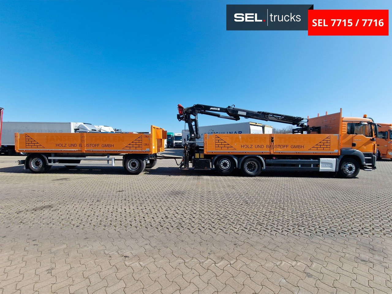 MAN TGS 26.420 6x2-4 BL / MKG HLK181/ Lenk/KOMPLETT - 起重车:图4 MAN TGS 26.420 6x2-4 BL / MKG HLK181/ Lenk/KOMPLETT - 起重车:图4