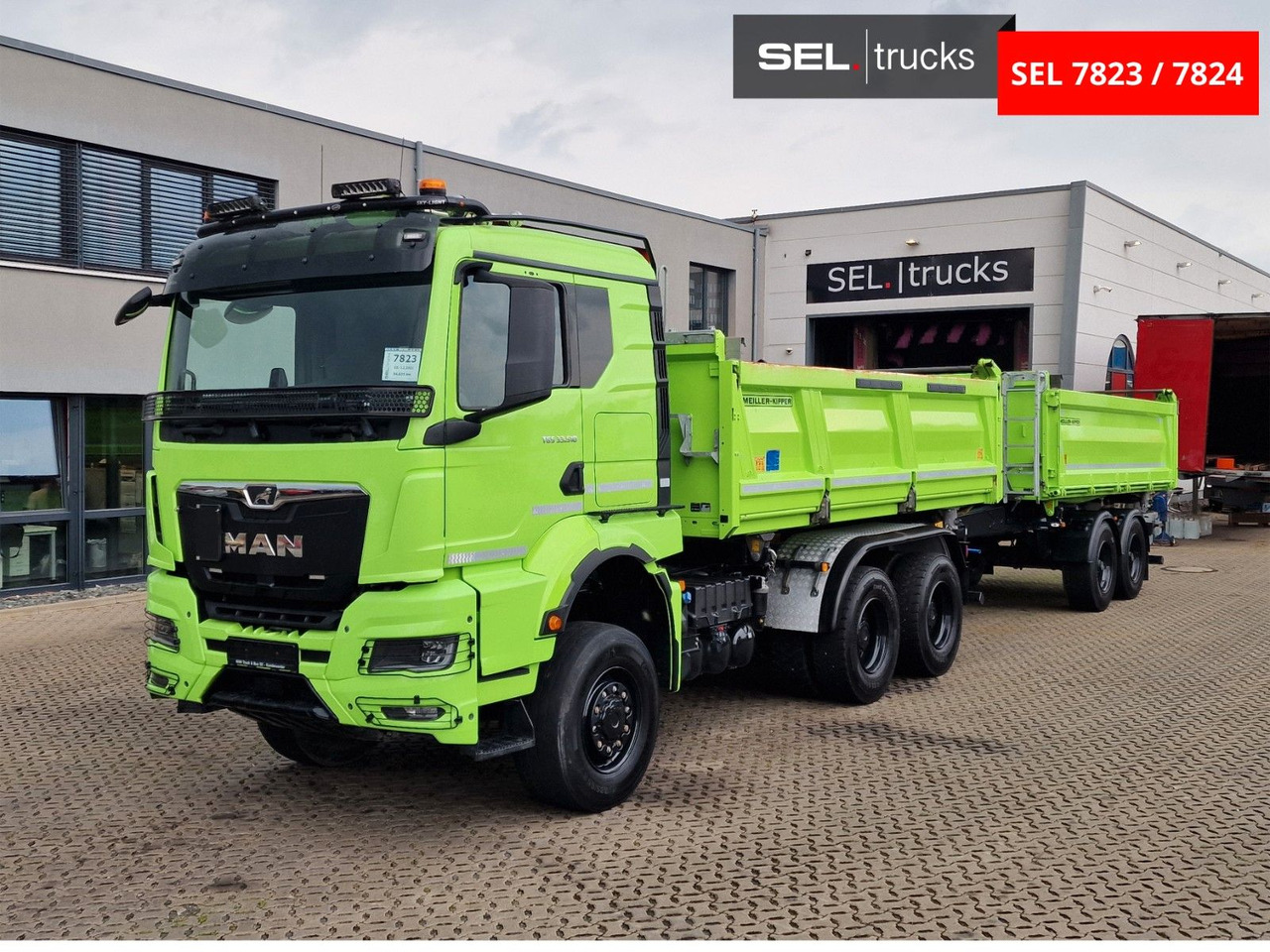MAN TGS 33.510 6x6 BL CH /Dreiseitenkipper /6x6 / 6D - 翻斗车:图4 MAN TGS 33.510 6x6 BL CH /Dreiseitenkipper /6x6 / 6D - 翻斗车:图4