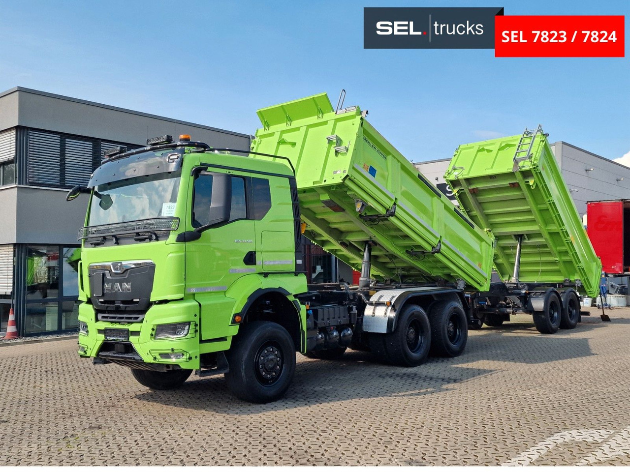 MAN TGS 33.510 6x6 BL CH /Dreiseitenkipper /6x6 / 6D - 翻斗车:图2 MAN TGS 33.510 6x6 BL CH /Dreiseitenkipper /6x6 / 6D - 翻斗车:图2