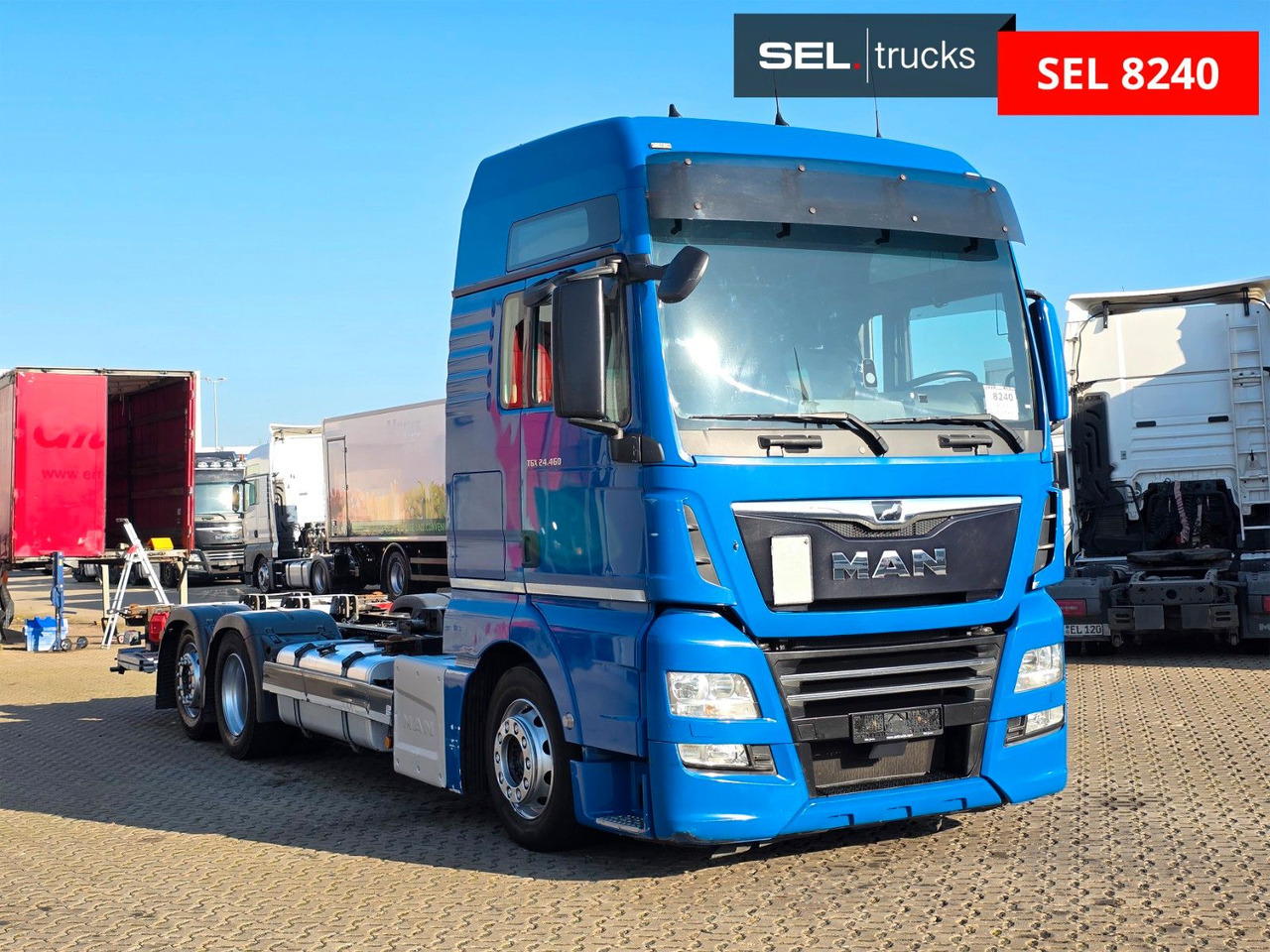 MAN TGX 24.460 6x2-2 LL-U / Ldbw / Standklima - 集装箱运输车/ 可拆卸车身的卡车:图3 MAN TGX 24.460 6x2-2 LL-U / Ldbw / Standklima - 集装箱运输车/ 可拆卸车身的卡车:图3