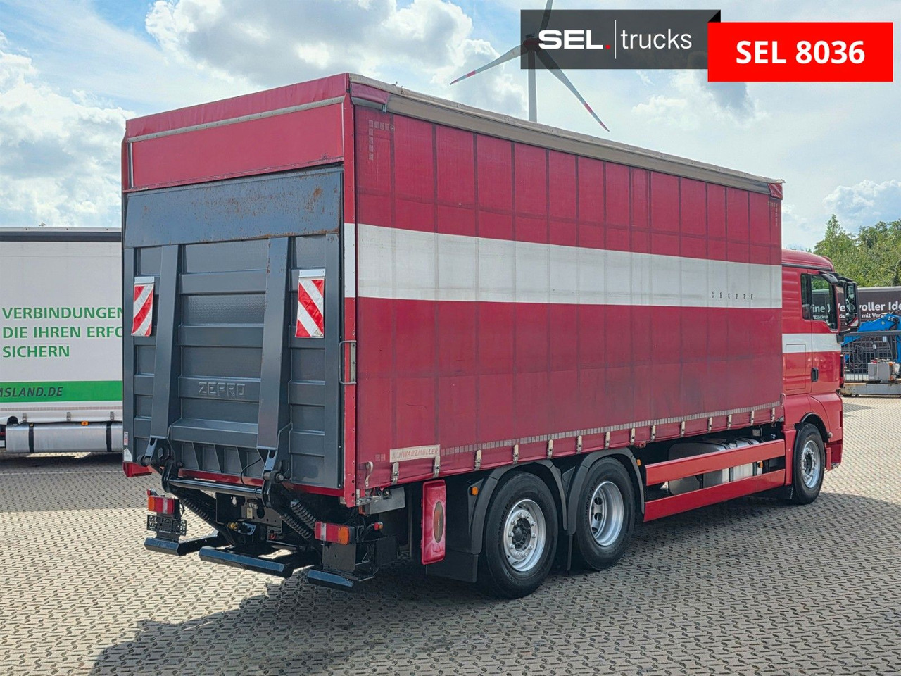 MAN TGX 26.360 6X2-2 LL / Intarder / Ldbw /Lenkachse - 侧帘卡车:图5 MAN TGX 26.360 6X2-2 LL / Intarder / Ldbw /Lenkachse - 侧帘卡车:图5