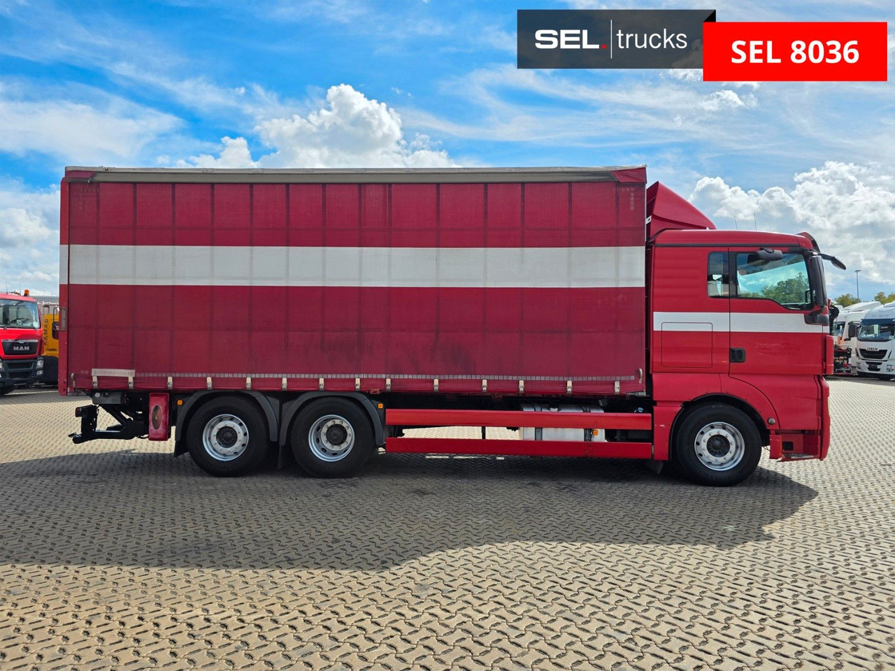 MAN TGX 26.360 6X2-2 LL / Intarder / Ldbw /Lenkachse - 侧帘卡车:图4 MAN TGX 26.360 6X2-2 LL / Intarder / Ldbw /Lenkachse - 侧帘卡车:图4