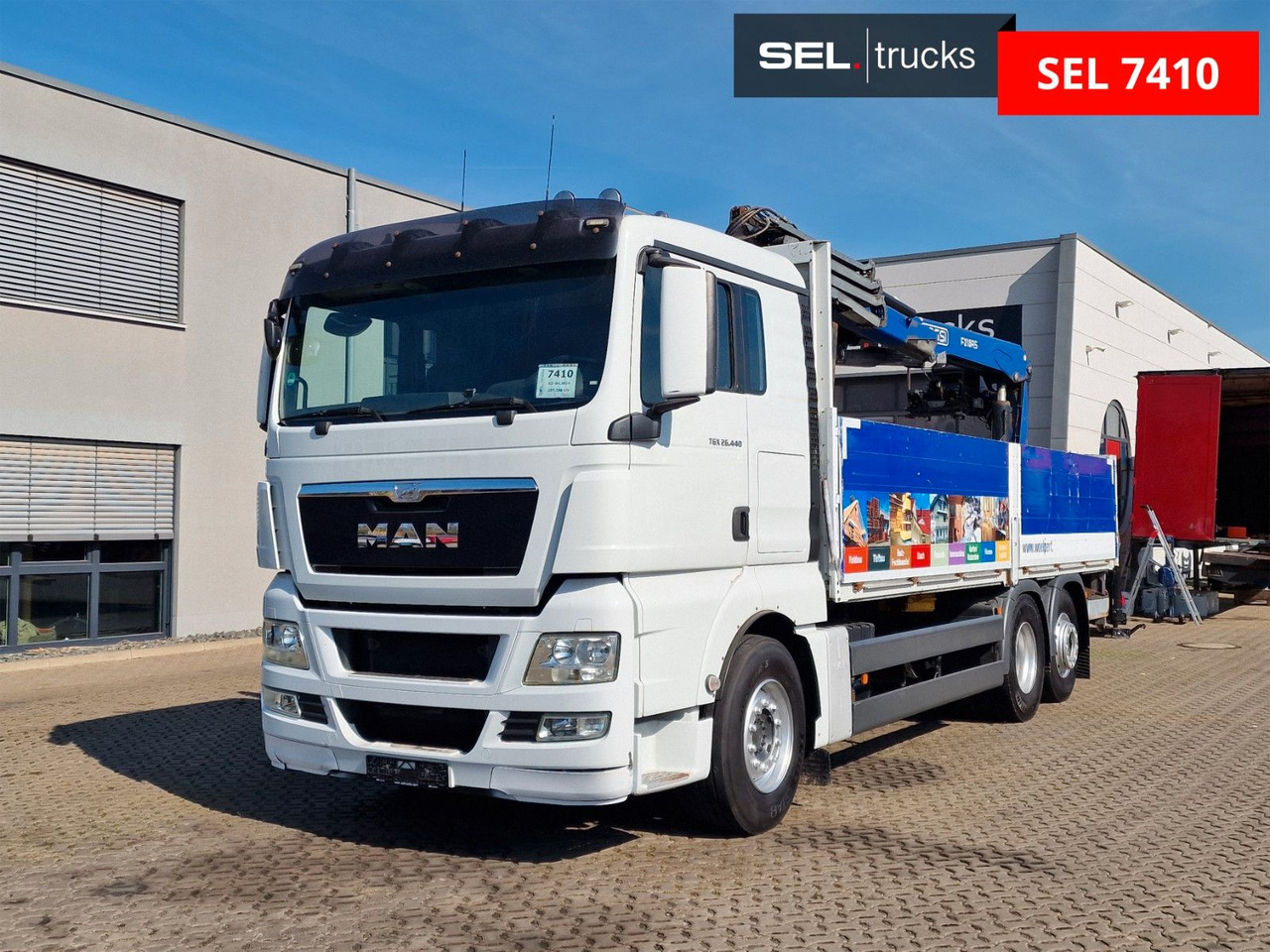 MAN TGX 26.440 6X2-2 LL /Intarder /Fassi /Lenkachse - 起重车:图1 MAN TGX 26.440 6X2-2 LL /Intarder /Fassi /Lenkachse - 起重车:图1