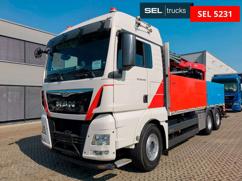 MAN TGX 26.440 6X2-4 BL /Fassi /Lenkachse /Intarder MAN TGX 26.440 6X2-4 BL /Fassi /Lenkachse /Intarder - 起重车:图1 MAN TGX 26.440 6X2-4 BL /Fassi /Lenkachse /Intarder MAN TGX 26.440 6X2-4 BL /Fassi /Lenkachse /Intarder - 起重车:图1