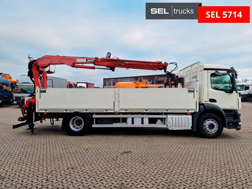 Mercedes-Benz Antos 1832 / MKG Kran Mercedes-Benz Antos 1832 / MKG Kran - 栏板式/ 平板卡车, 起重车:图5 Mercedes-Benz Antos 1832 / MKG Kran Mercedes-Benz Antos 1832 / MKG Kran - 栏板式/ 平板卡车, 起重车:图5