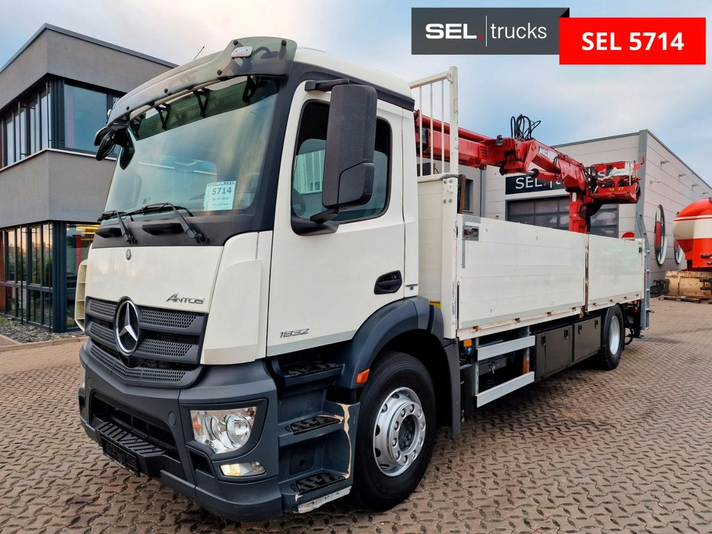 Mercedes-Benz Antos 1832 / MKG Kran Mercedes-Benz Antos 1832 / MKG Kran - 栏板式/ 平板卡车, 起重车:图2 Mercedes-Benz Antos 1832 / MKG Kran Mercedes-Benz Antos 1832 / MKG Kran - 栏板式/ 平板卡车, 起重车:图2