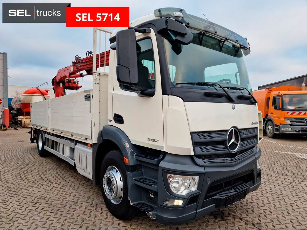 Mercedes-Benz Antos 1832 / MKG Kran - 栏板式/ 平板卡车, 起重车:图4 Mercedes-Benz Antos 1832 / MKG Kran - 栏板式/ 平板卡车, 起重车:图4