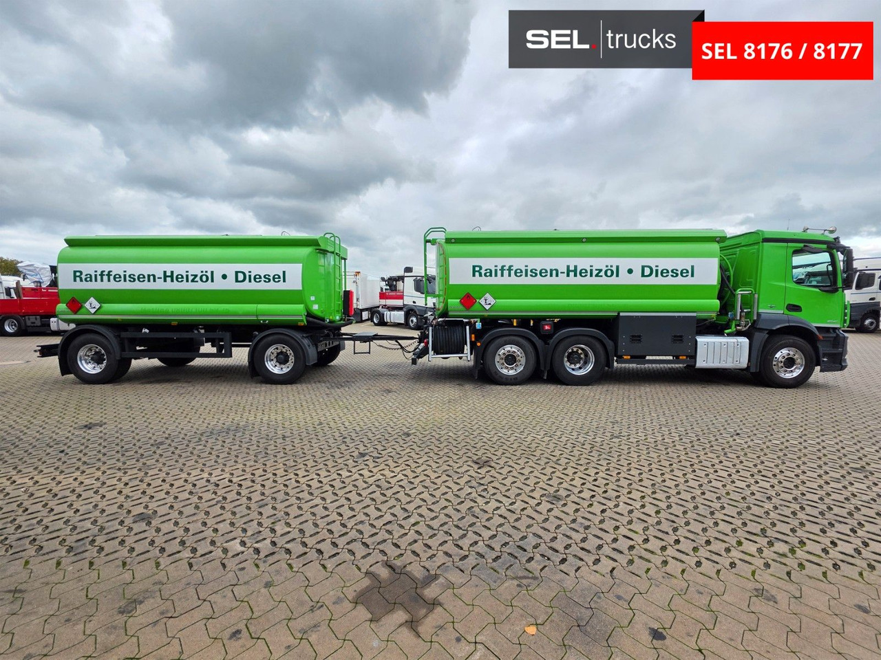 Mercedes-Benz Antos 2643 / Ret. / ADR AT / Lenkachse /KOMPLETT - 罐车:图4 Mercedes-Benz Antos 2643 / Ret. / ADR AT / Lenkachse /KOMPLETT - 罐车:图4