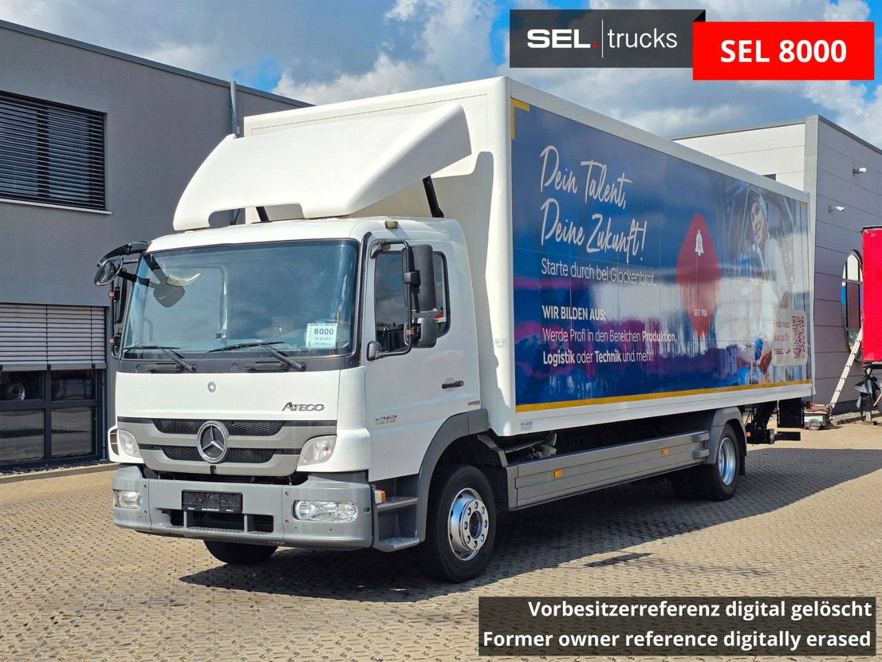 Mercedes-Benz Atego 1218 / Ladebordwand - 厢式卡车:图1 Mercedes-Benz Atego 1218 / Ladebordwand - 厢式卡车:图1