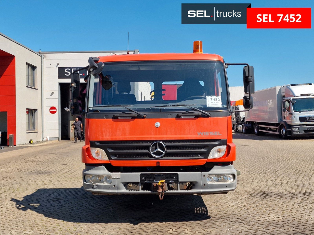 Mercedes-Benz KAMAG WBH 25 / Umsetzer / Wiesel / Rangierer - 集装箱运输车/ 可拆卸车身的卡车:图2 Mercedes-Benz KAMAG WBH 25 / Umsetzer / Wiesel / Rangierer - 集装箱运输车/ 可拆卸车身的卡车:图2