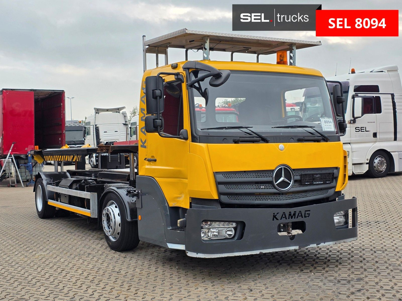Mercedes-Benz Kamag WBH 25 / Umsetzer Sattelplatte - 集装箱运输车/ 可拆卸车身的卡车:图3 Mercedes-Benz Kamag WBH 25 / Umsetzer Sattelplatte - 集装箱运输车/ 可拆卸车身的卡车:图3