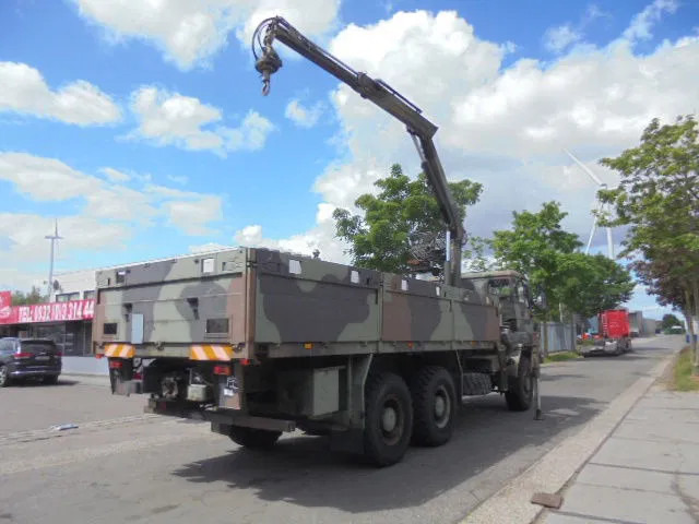 DAF YHZ 2300 6X6 + HIAB CRANE - 栏板式/ 平板卡车, 起重车:图3 DAF YHZ 2300 6X6 + HIAB CRANE - 栏板式/ 平板卡车, 起重车:图3