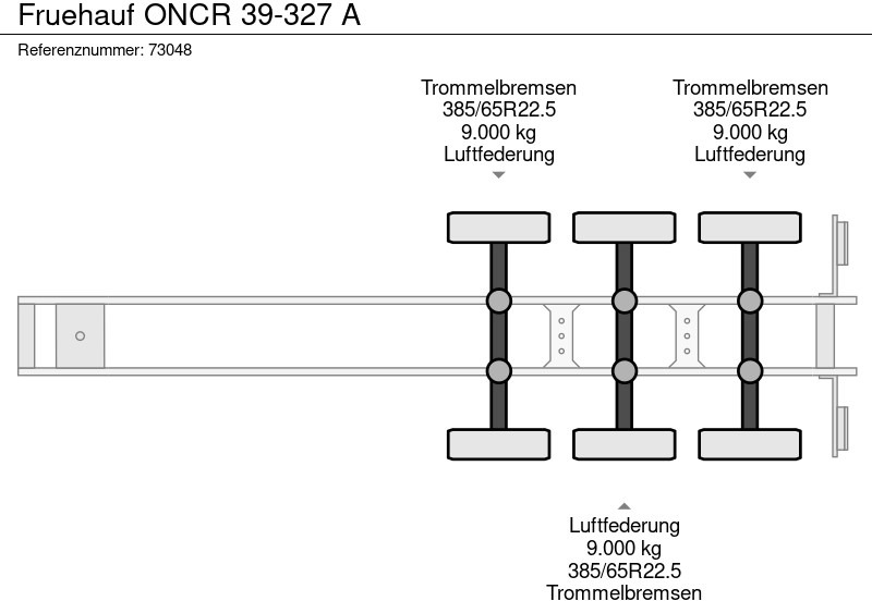 栏板式/ 平板半拖车 Fruehauf ONCR 39-327 A:图10 栏板式/ 平板半拖车 Fruehauf ONCR 39-327 A:图10