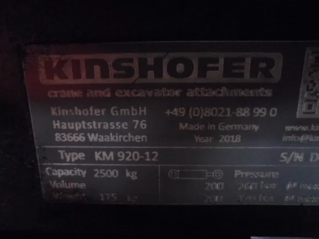 Kinshofer KM 920-12 - 装载起重机:图5 Kinshofer KM 920-12 - 装载起重机:图5