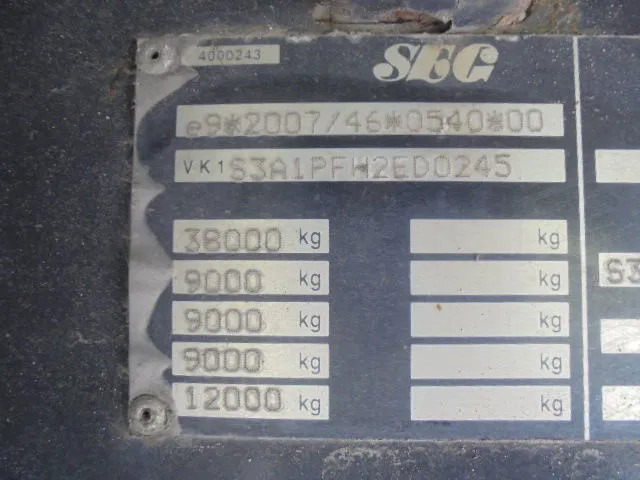 封闭厢式半拖车 Samro VK132APF11S：图9