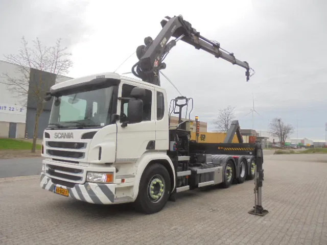 Scania P370 8X2 HAAK + KRAAN NL TRUCK LOW KM - 吊钩升降车, 起重车:图1 Scania P370 8X2 HAAK + KRAAN NL TRUCK LOW KM - 吊钩升降车, 起重车:图1