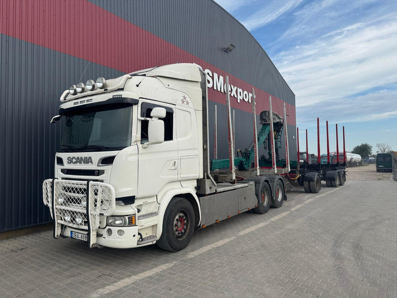 Scania R 730 + NARKO trailer - 木材运输车, 起重车:图1 Scania R 730 + NARKO trailer - 木材运输车, 起重车:图1
