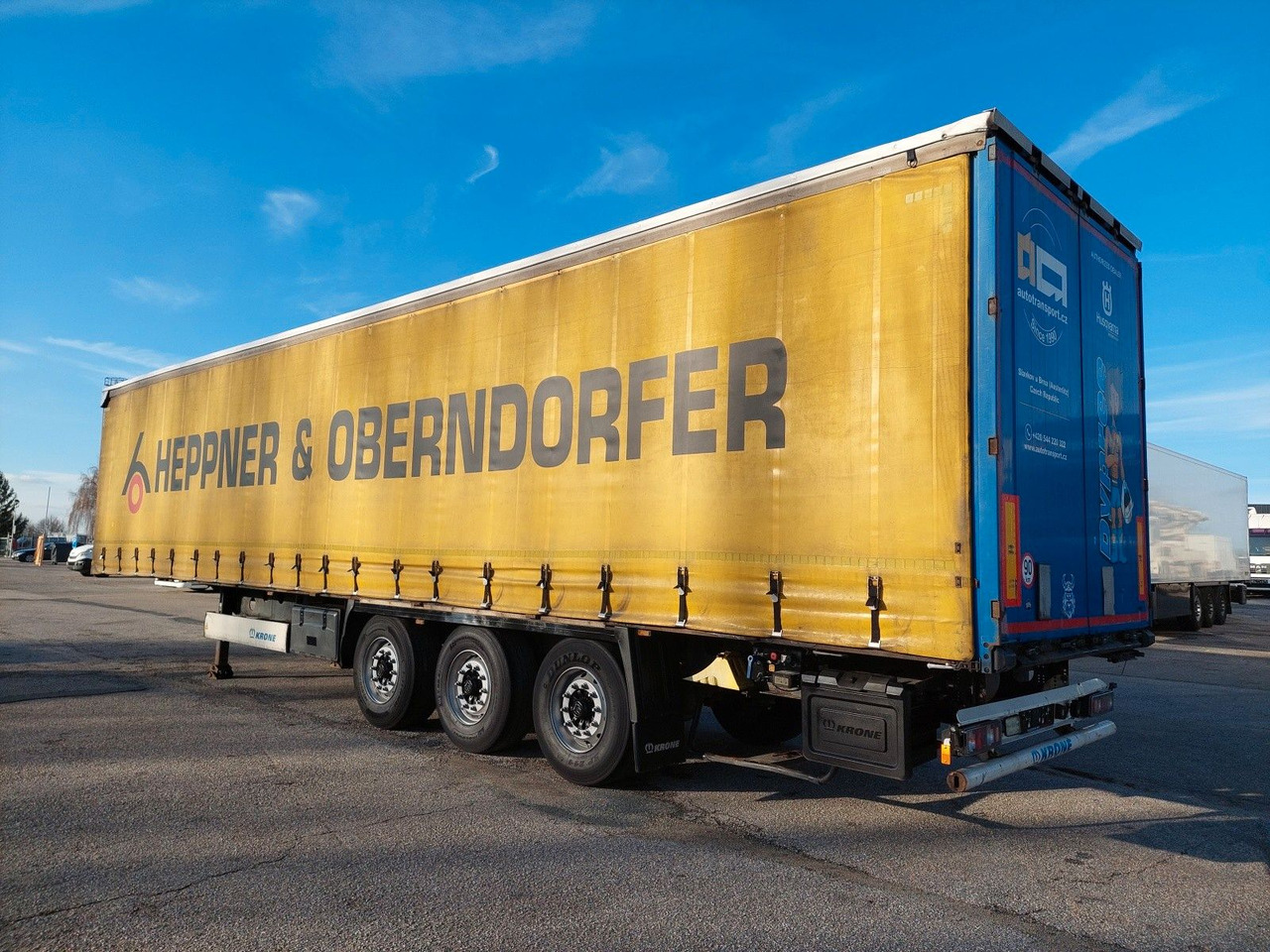 Krone SD Standard Coil Mulde lenkbare Hinterachse - 侧帘半拖车:图3 Krone SD Standard Coil Mulde lenkbare Hinterachse - 侧帘半拖车:图3