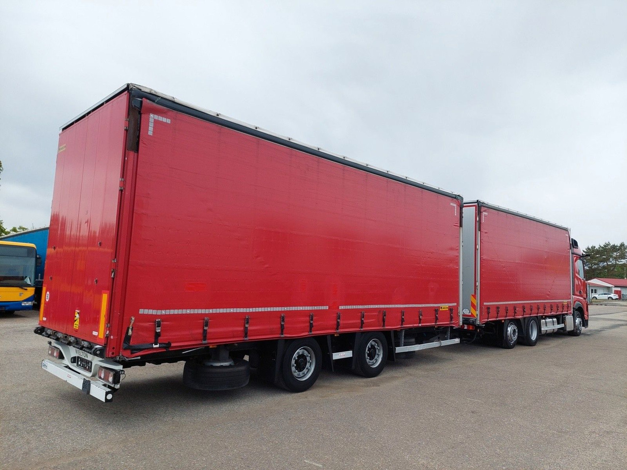 Mercedes-Benz Actros 2545 L/NR 6x2 + Wielton PC2K Durchbar - 侧帘卡车:图4 Mercedes-Benz Actros 2545 L/NR 6x2 + Wielton PC2K Durchbar - 侧帘卡车:图4