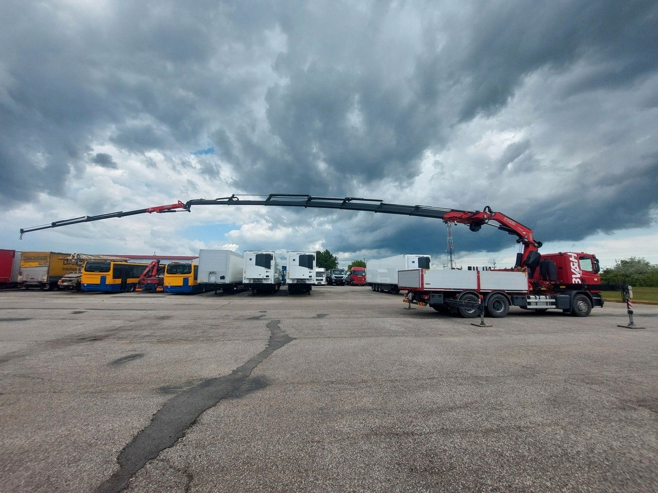Scania G 410LB 6x4 HNA + Kran Fassi F545RA.2.27 FLY-JIB - 栏板式/ 平板卡车, 起重车:图4 Scania G 410LB 6x4 HNA + Kran Fassi F545RA.2.27 FLY-JIB - 栏板式/ 平板卡车, 起重车:图4