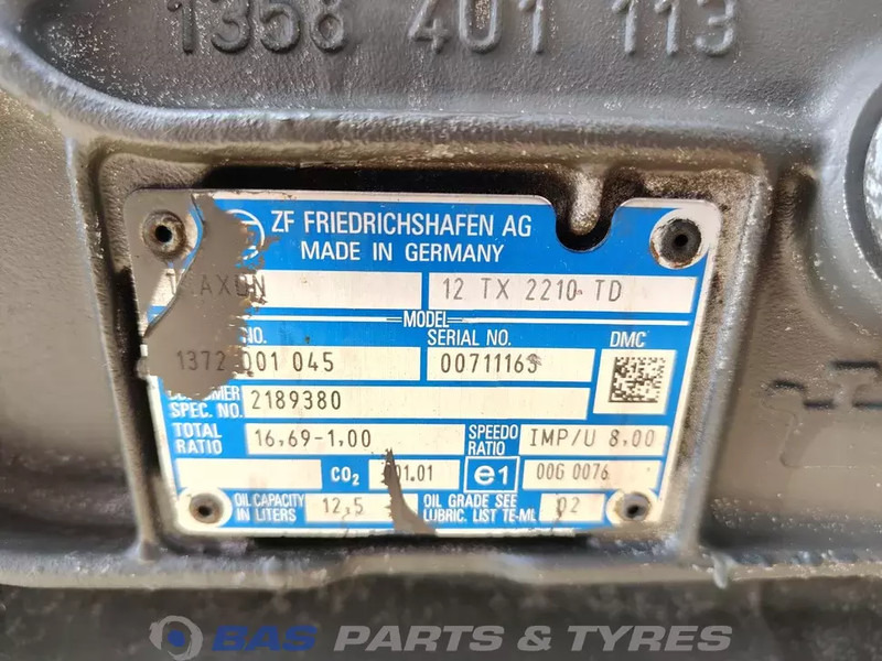 DAF CF Euro 6 - 变速箱 适用于 卡车:图5 DAF CF Euro 6 - 变速箱 适用于 卡车:图5