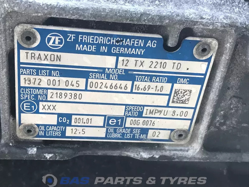 DAF XF G2 - 变速箱 适用于 卡车:图5 DAF XF G2 - 变速箱 适用于 卡车:图5