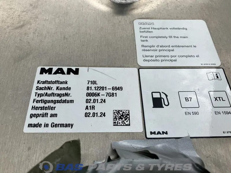 MAN Brandstoftank MAN 710 Liter 81122016766 - 燃料箱 适用于 卡车:图5 MAN Brandstoftank MAN 710 Liter 81122016766 - 燃料箱 适用于 卡车:图5