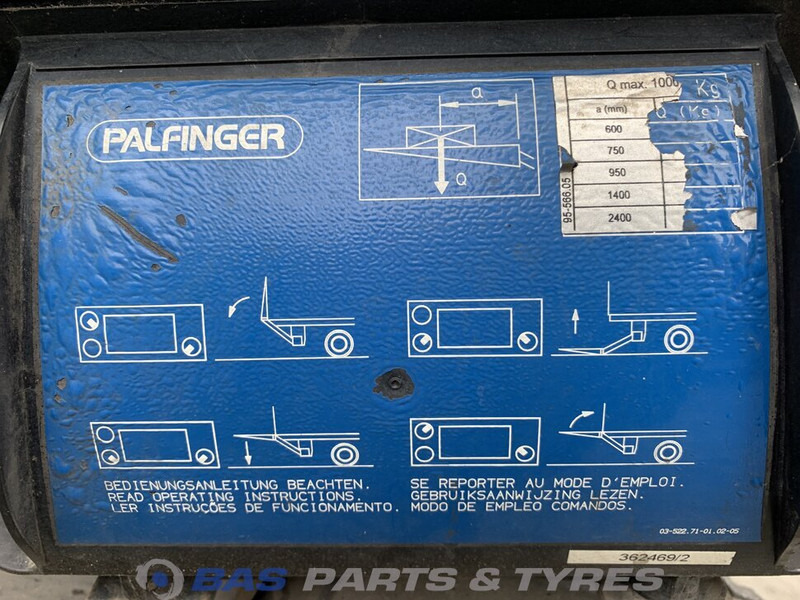 MBB-Palfinger Laadklep Palfinger - 备件 适用于 卡车:图5 MBB-Palfinger Laadklep Palfinger - 备件 适用于 卡车:图5